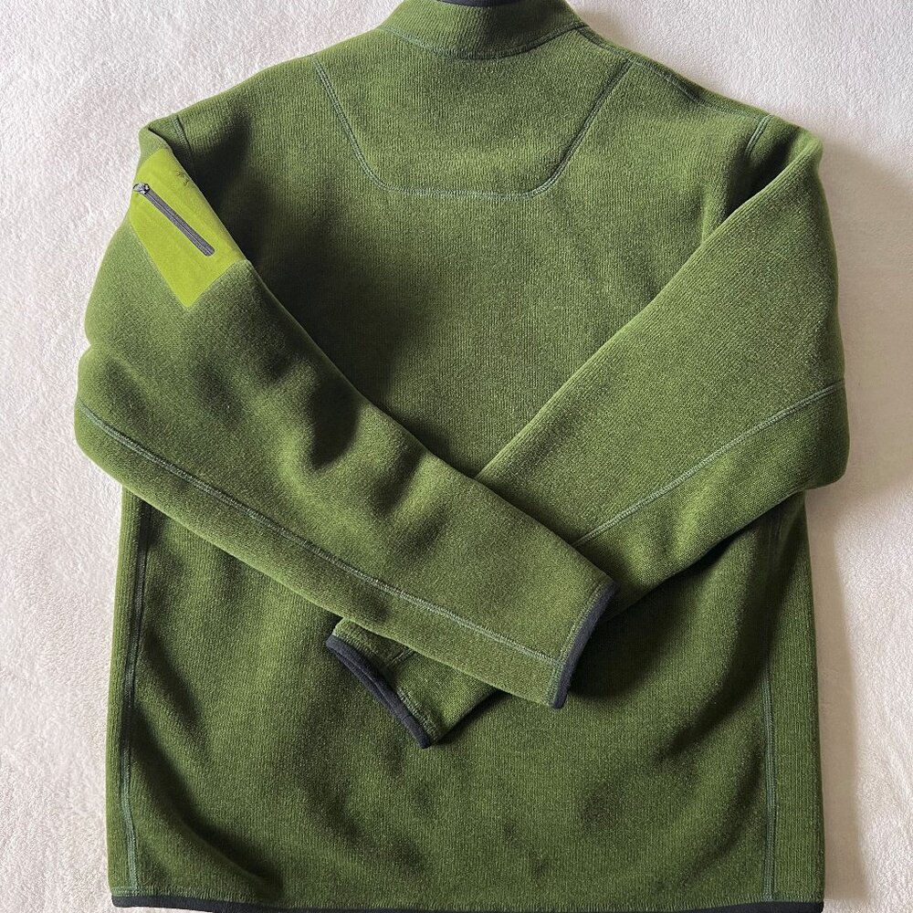 NWOT Arc'teryx Vintage 'Covert' full zip jacket size M in Green Bean - men's - Picture 5 of 9